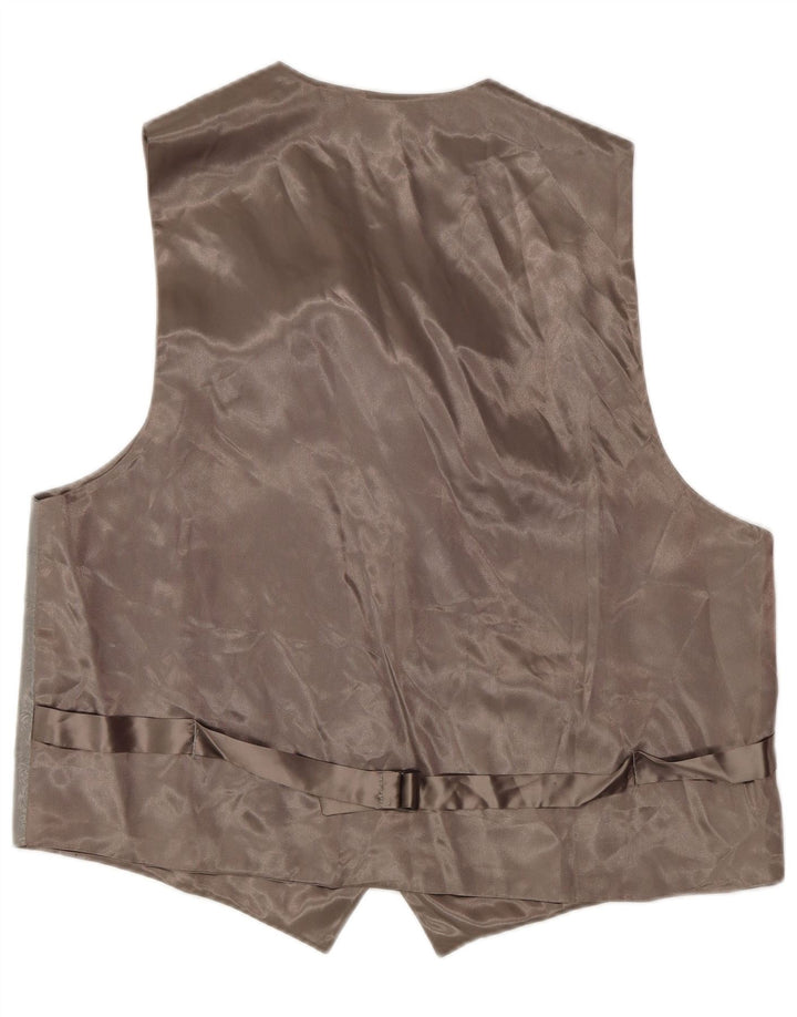 Vintage Herren Weste groß grau Paisley