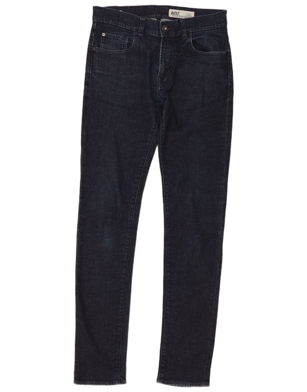 RIFLE Herren Skinny Jeans W30 L32 Marineblaue Baumwolle