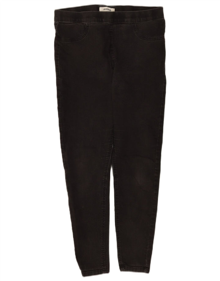Marks & Spencer Damen Jegging-Jeans UK 12 Medium W30 L35 Schwarze Baumwolle
