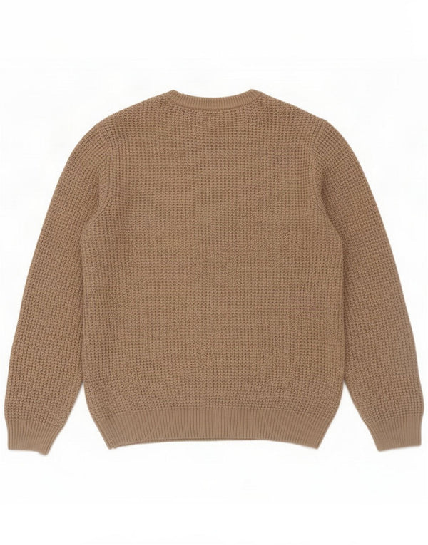 Crew Clothing Herren Rundhalspullover Pullover Large Beige Acryl