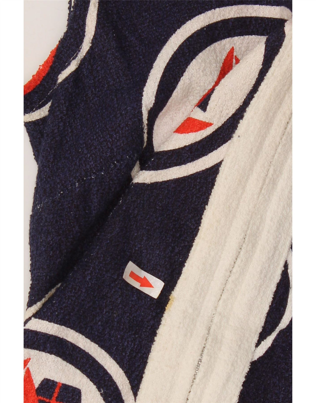 Ärmelloses A-Linien-Kleid für Damen von Luna, Größe 44, mittleres Marineblau, geometrisch