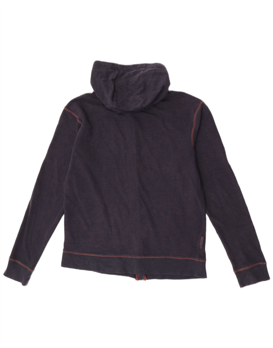 Mountain Warehouse Herren-Kapuzenpullover mit Reißverschluss, mittelmarineblaue Baumwolle
