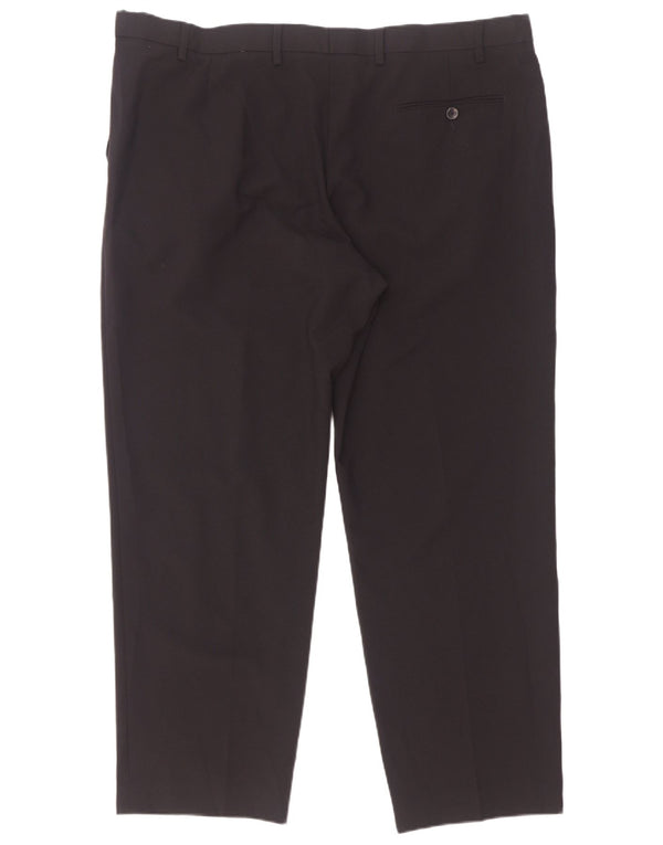 Marks & Spencer Mens Pegged Regular Anzughose W42 L29 Marineblau
