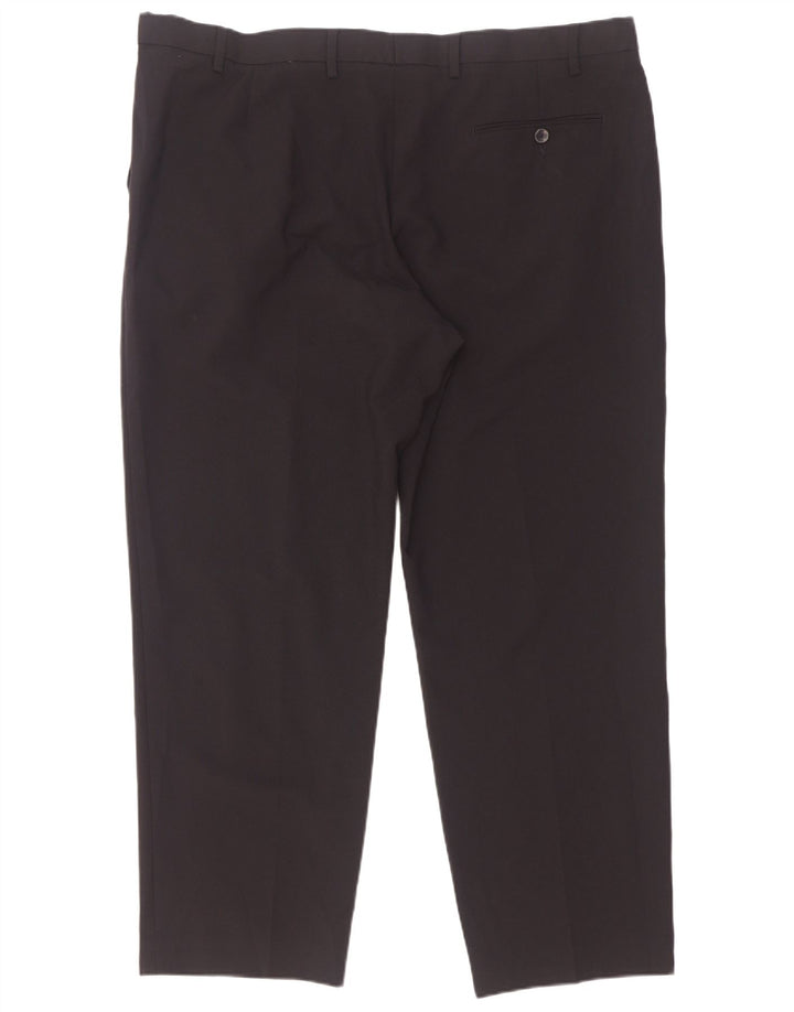 Marks & Spencer Mens Pegged Regular Anzughose W42 L29 Marineblau
