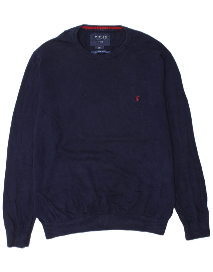 Joules Herren-Pullover mit Rundhalsausschnitt, groß, marineblau, Baumwolle