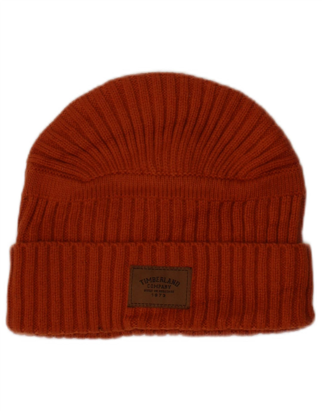 Timberland Herren Strickmütze Einheitsgröße Orange Acryl Winter