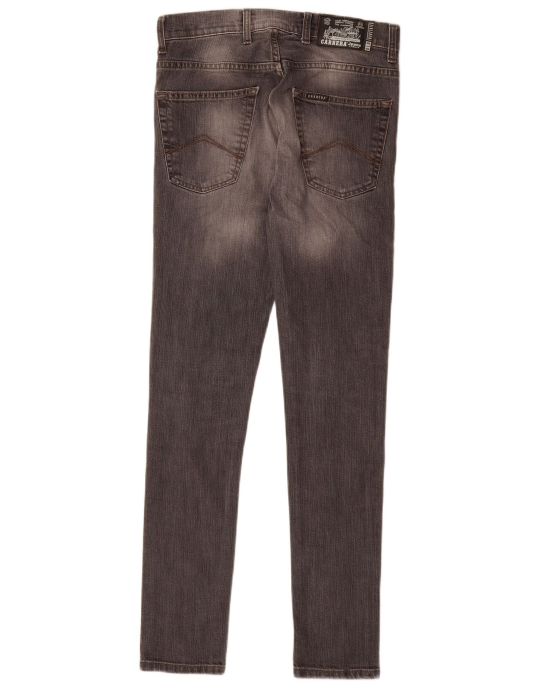 Carrera Damen Skinny Jeans W31 L30 Graue Baumwolle