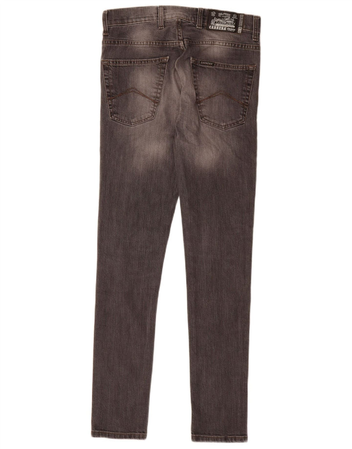 Carrera Damen Skinny Jeans W31 L30 Graue Baumwolle