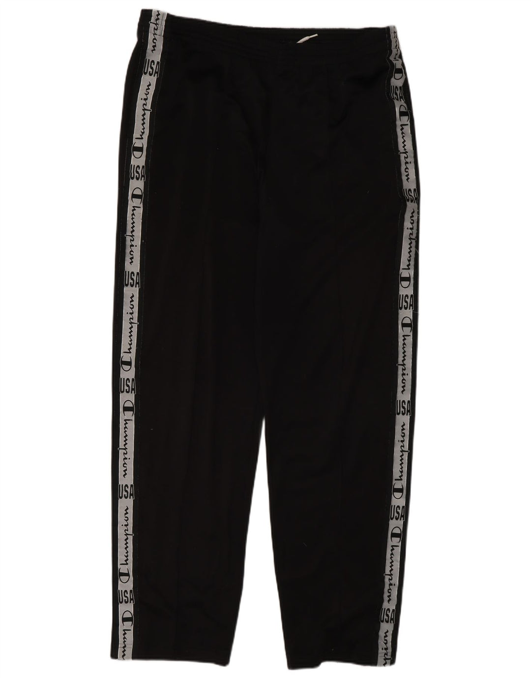 Champion Herren-Trainingshose mit Grafik, groß, schwarzes Farbblock-Polyester