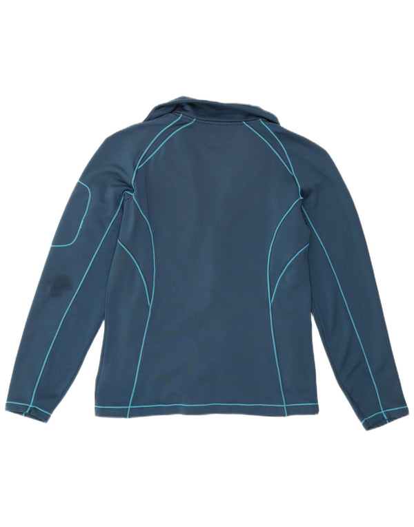 Columbia Damen Omni-Wick Trainingsanzug Top Jacke UK 12 Mittelblau Sport