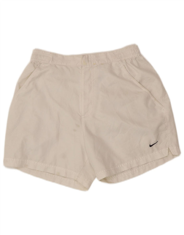 NIKE Herren Chino-Shorts, Größe S, W28, Weiß, Polyester