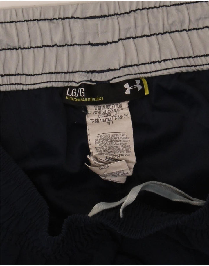 Under Armour Herren-Trainingshose, Jogginghose, Größe L, Marineblau