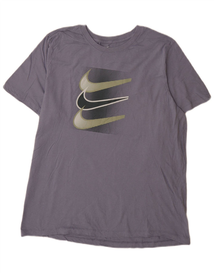 Nike Herren-T-Shirt mit Grafik, XL, Marineblau, Baumwolle