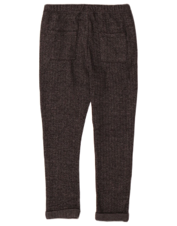 ZARA Slim Chino-Hose für Mädchen, 7–8 Jahre, W22 L18, graues Fischgrätenmuster