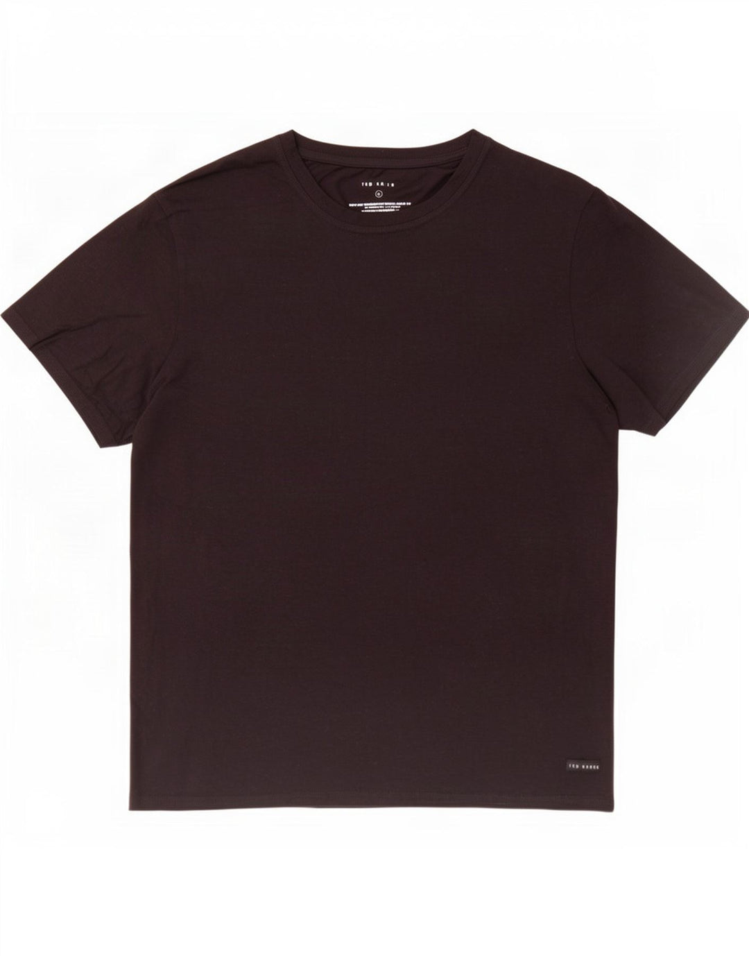 Ted Baker Herren T-Shirt Top Large Schwarz Baumwolle