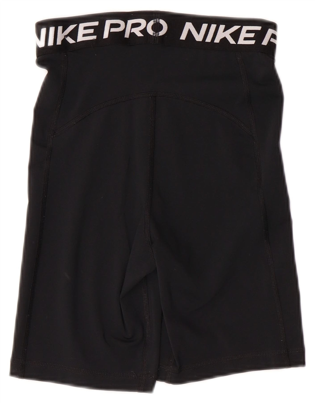 NIKE Damen Dri Fit Graphic Sport Shorts UK 4 XS Schwarz Polyester