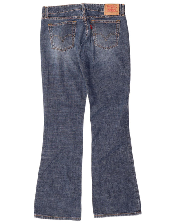 LEVI'S Damen 518 Super Low Bootcut Jeans US 9 Medium W31 L32 Blaue Baumwolle