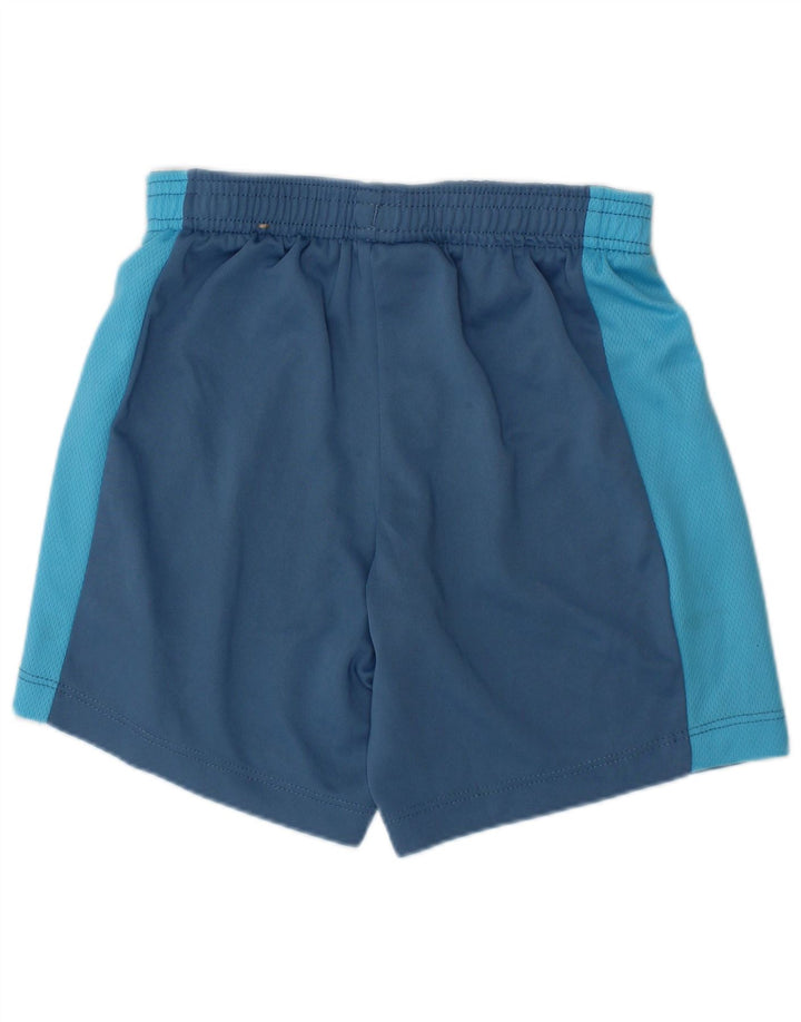 Nike Sportshorts für Jungen, 7–8 Jahre, XS, blaues Farbblock-Polyester