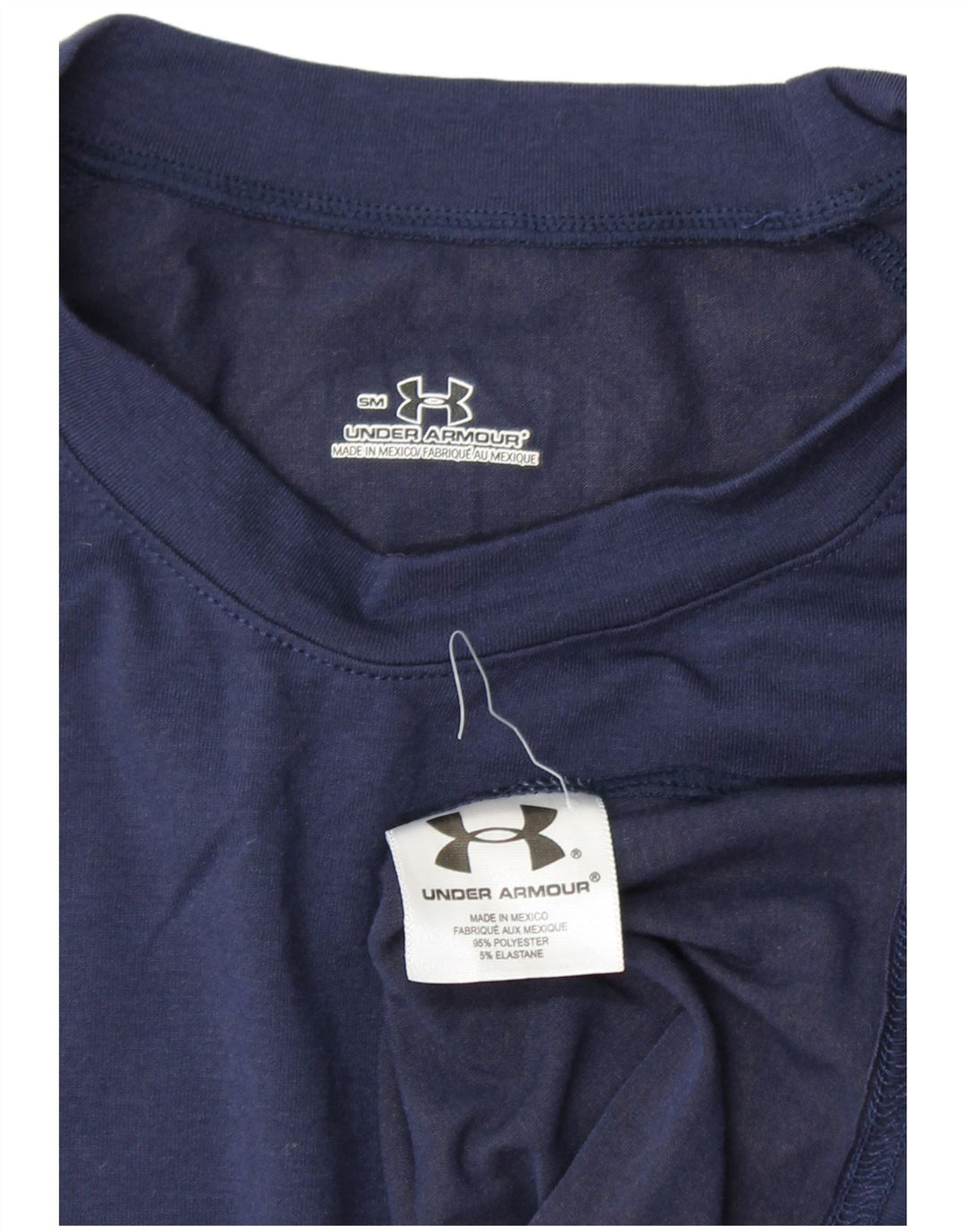 UNDER ARMOUR Herren T-Shirt Top Small Marineblau Polyester