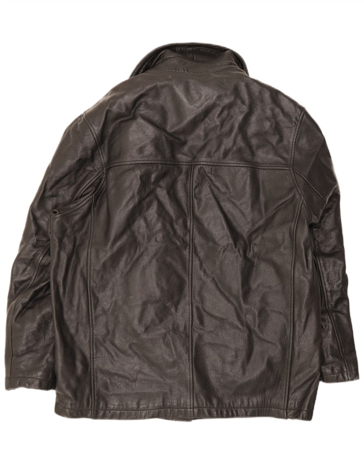 Wilsons Herren M. Julian Leder-Windjacke, Größe 40, Schwarz