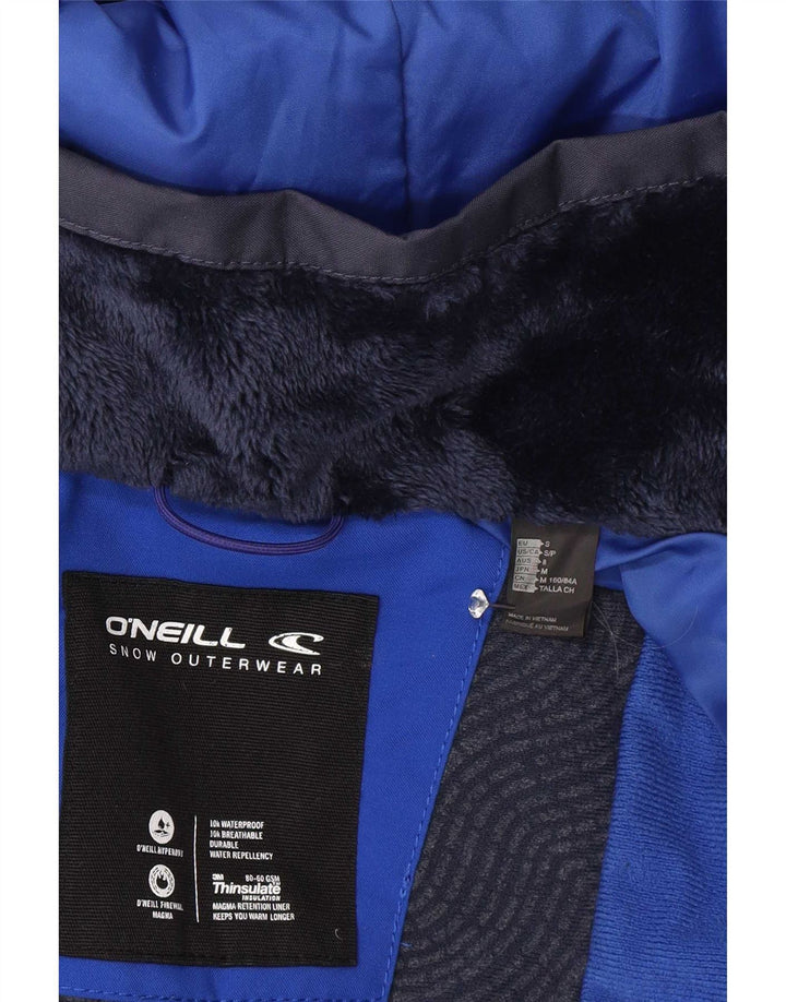 O'Neill Damen-Windbreakerjacke mit Kapuze, Gr. 10, Größe S, Marineblau, gepunktet