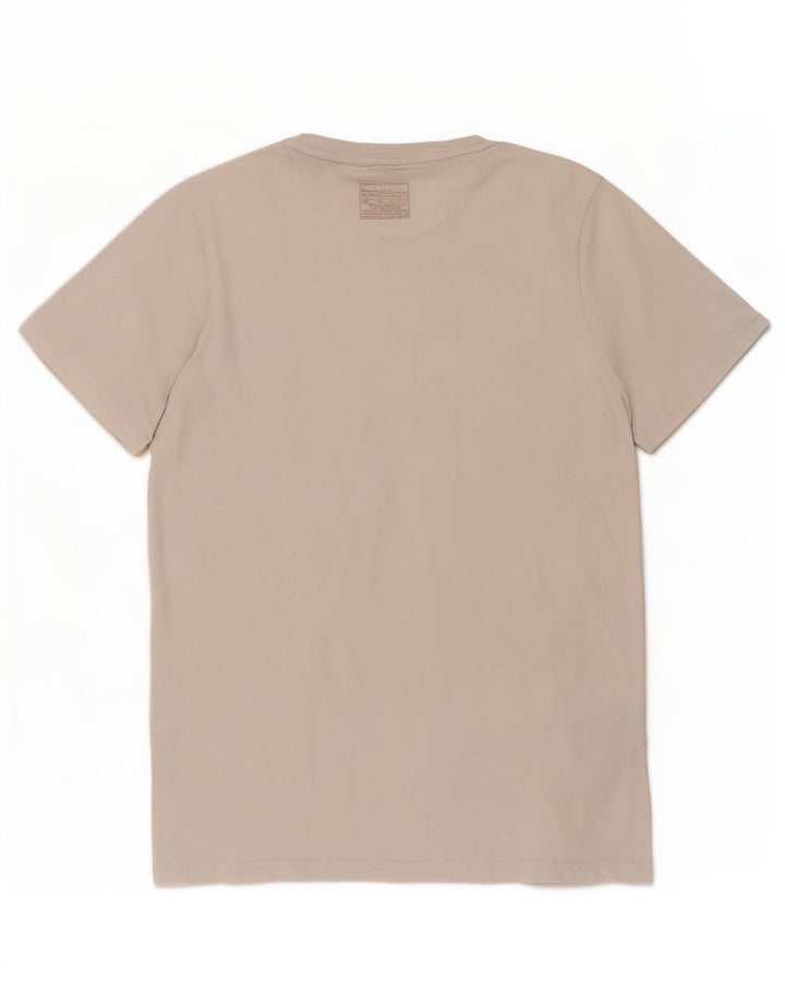 Ellesse Herren-T-Shirt mit Grafik, Größe L, aus weißer Baumwolle