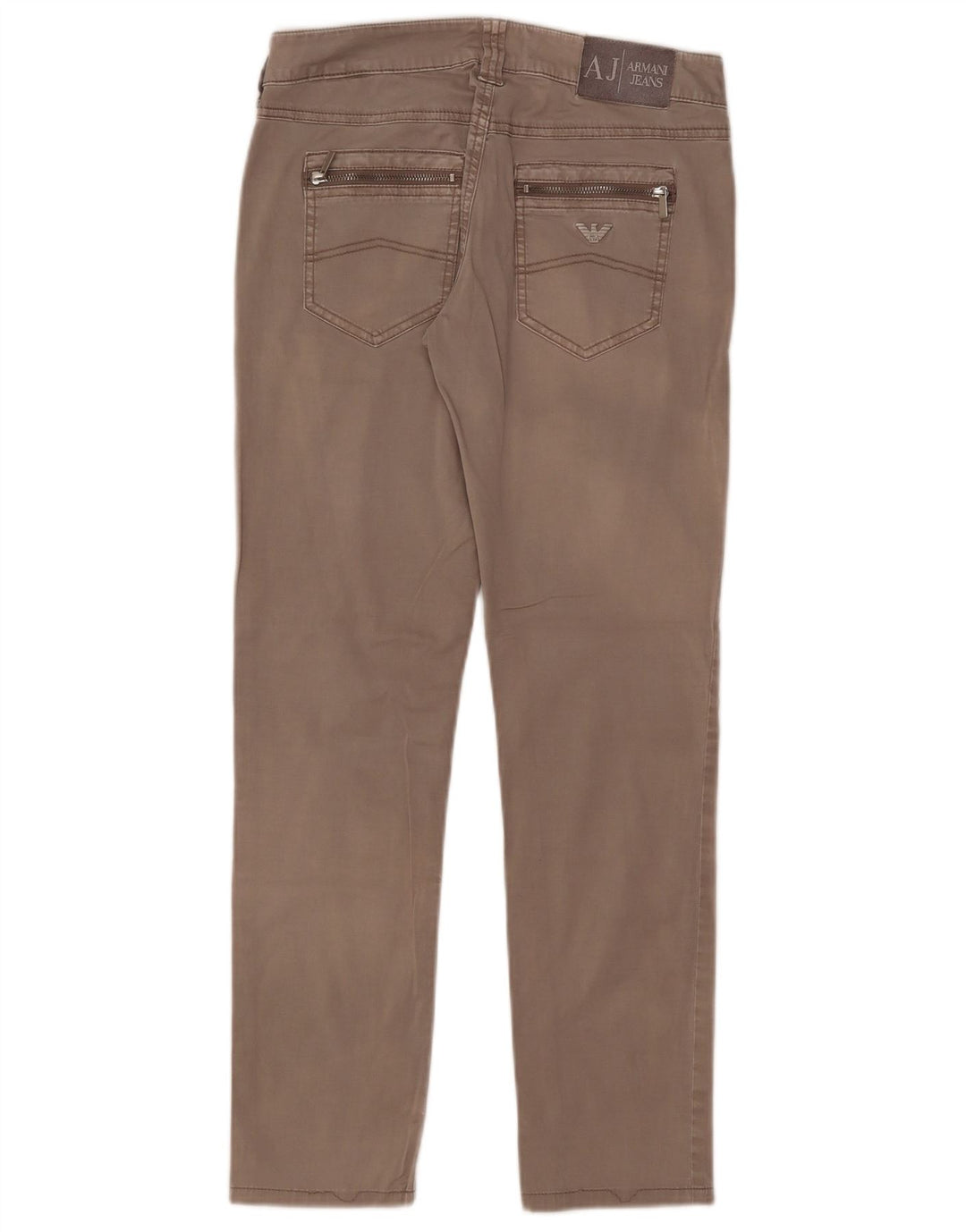 Armani Damen Slim Freizeithose W27 L28 Grau