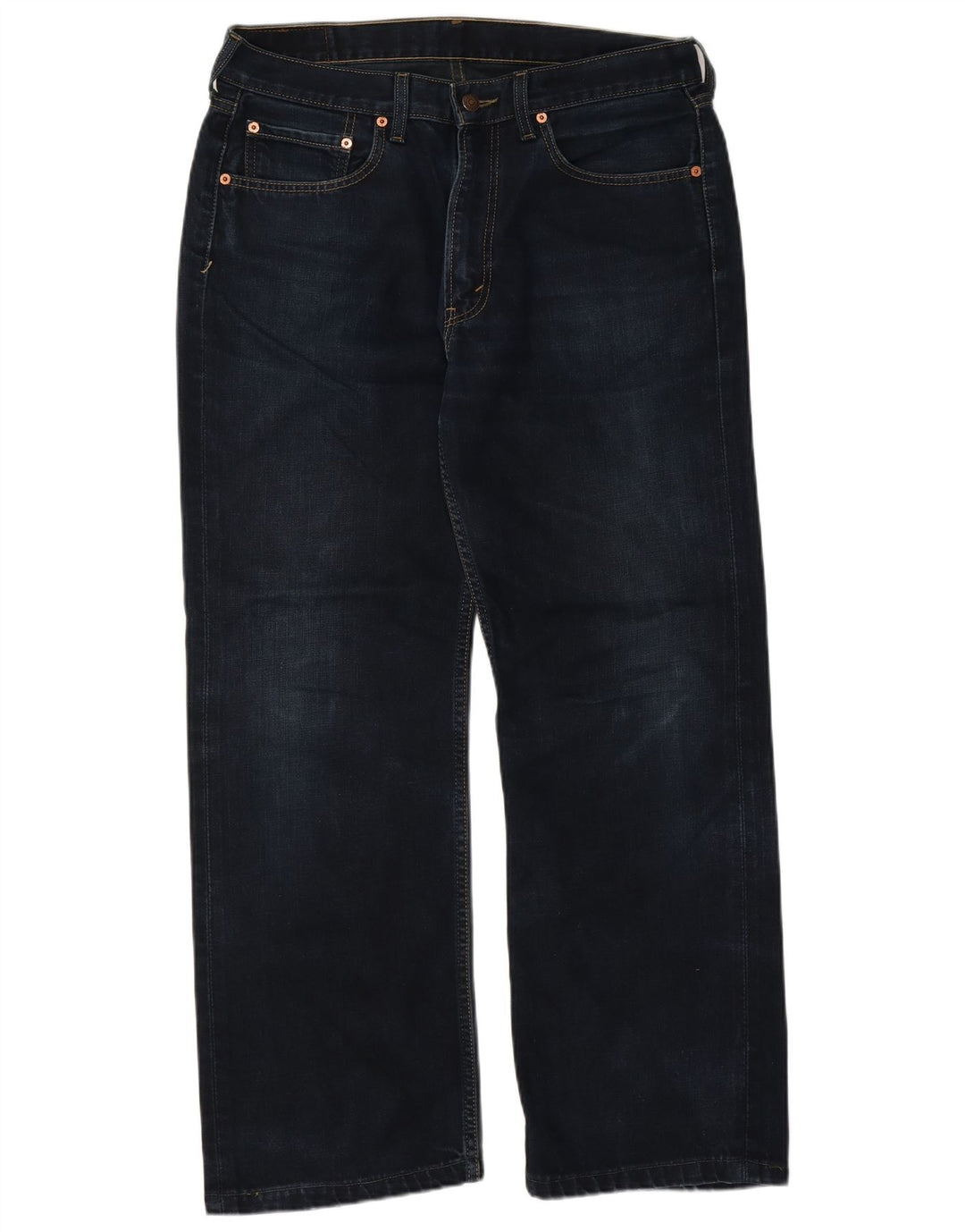 Levi's Herren 506 Straight Jeans W36 L29 Marineblau Baumwolle