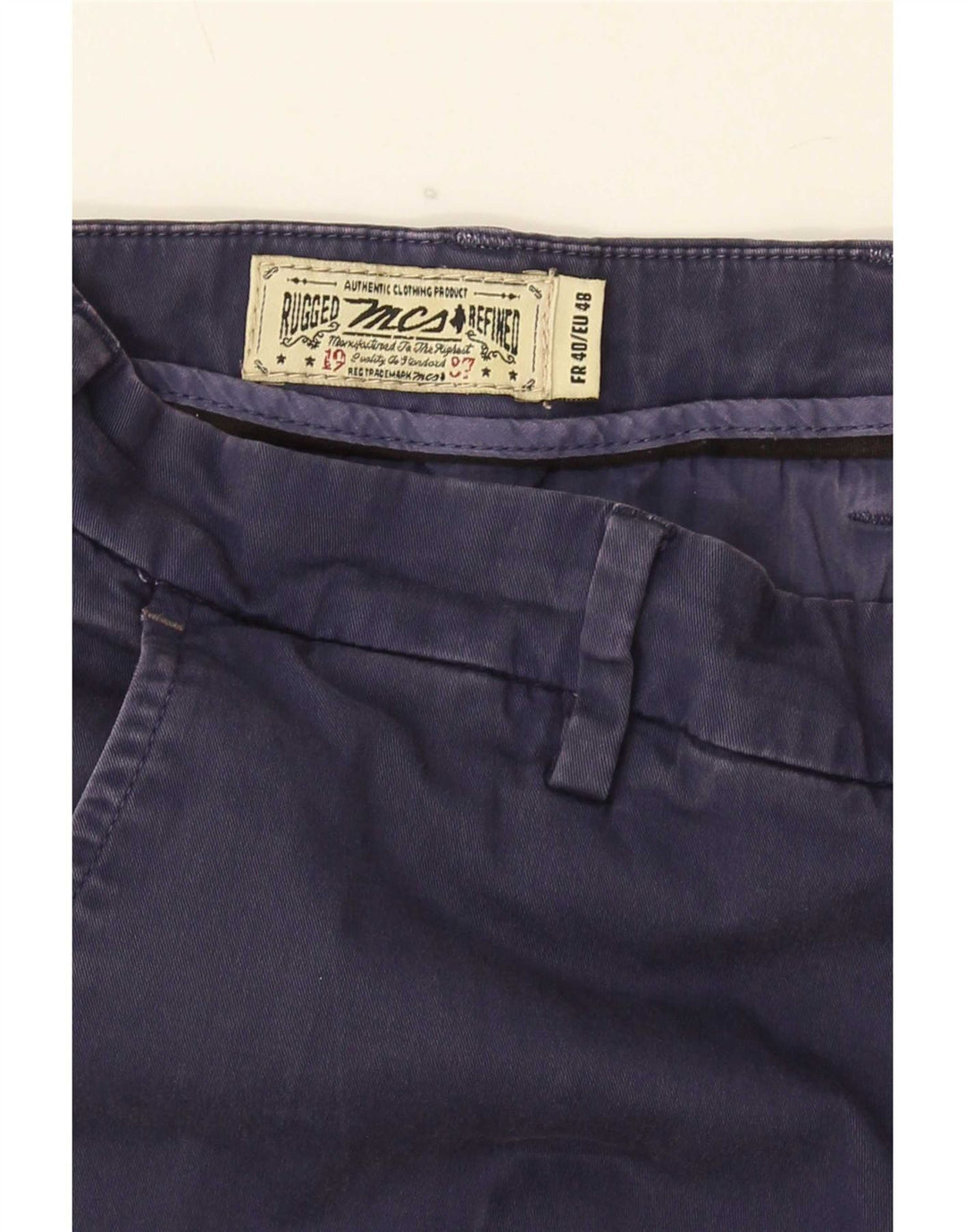 Marlboro Classics Herren-Chinohose, EU 48, M, B32, L34, Marineblau