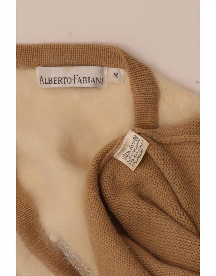 Alberto Fabiani Damen Longline-Cardigan-Pullover UK 14 Mittelbraun