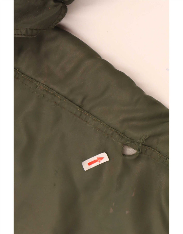 Carrera Herren Bomberjacke UK 40 Large Khaki Colourblock Polyamid