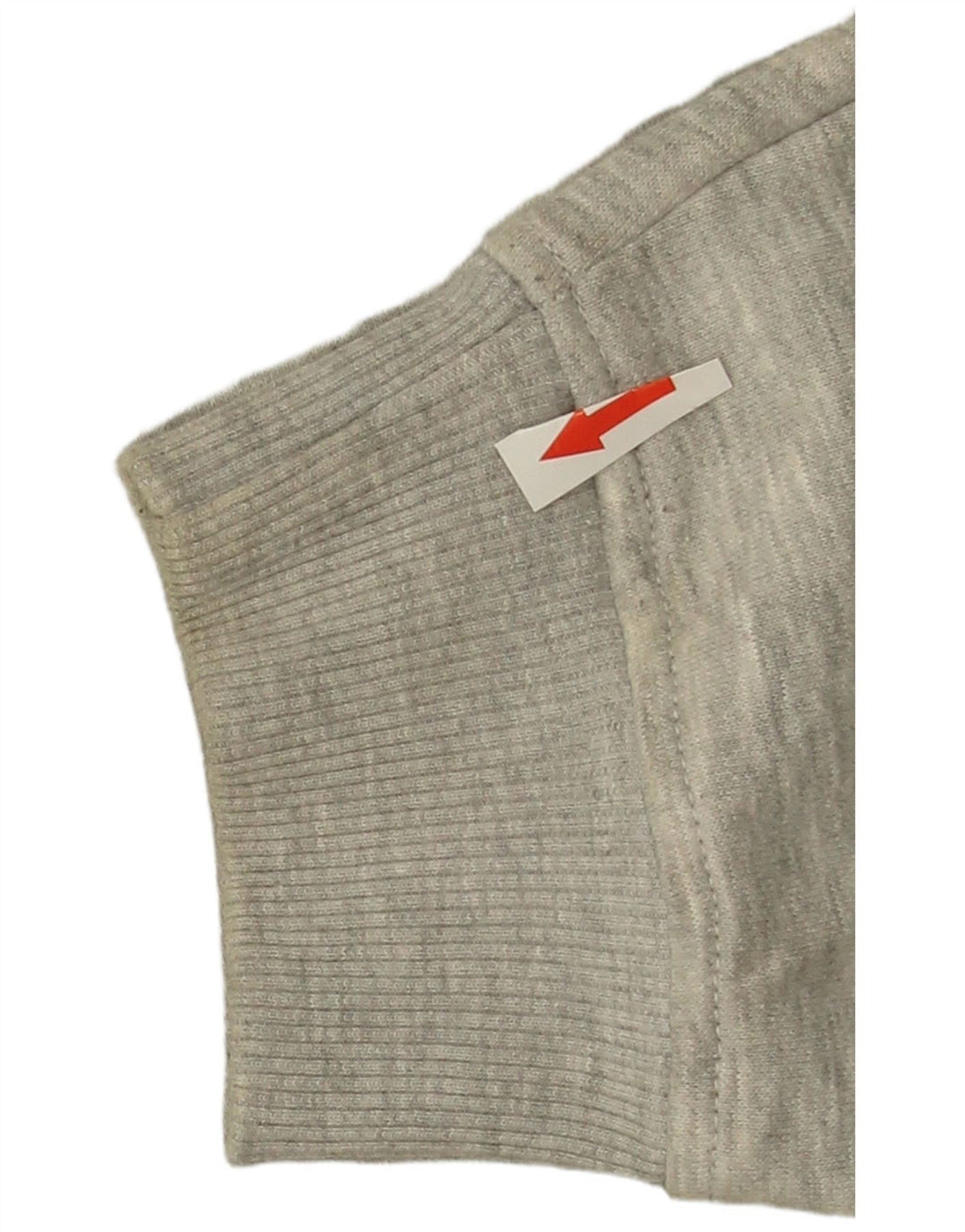Zara Damen Crop Oversized Sweatshirt Pullover UK 10 Small Grau meliert
