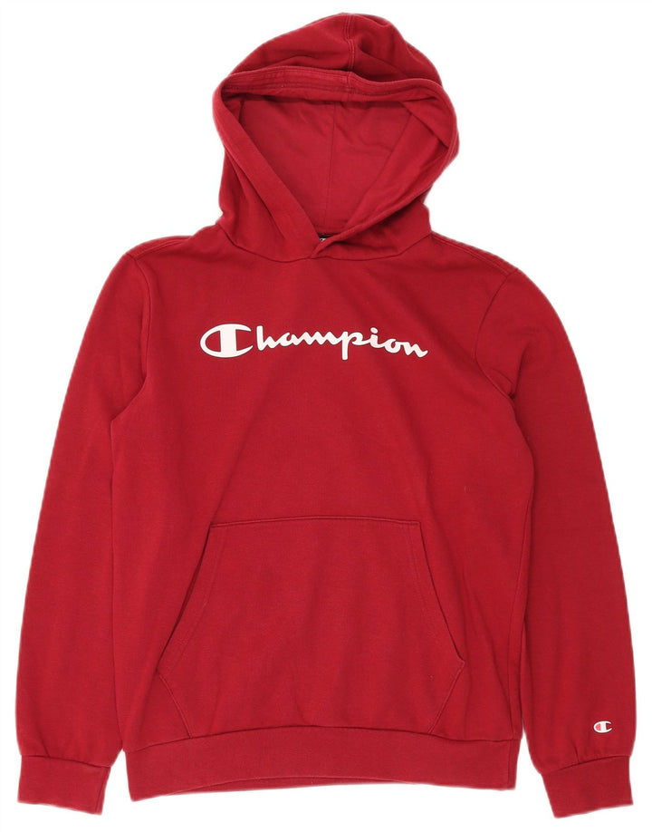 CHAMPION Kapuzenpullover mit Grafik für Jungen, 13–14 Jahre, XL, Rot