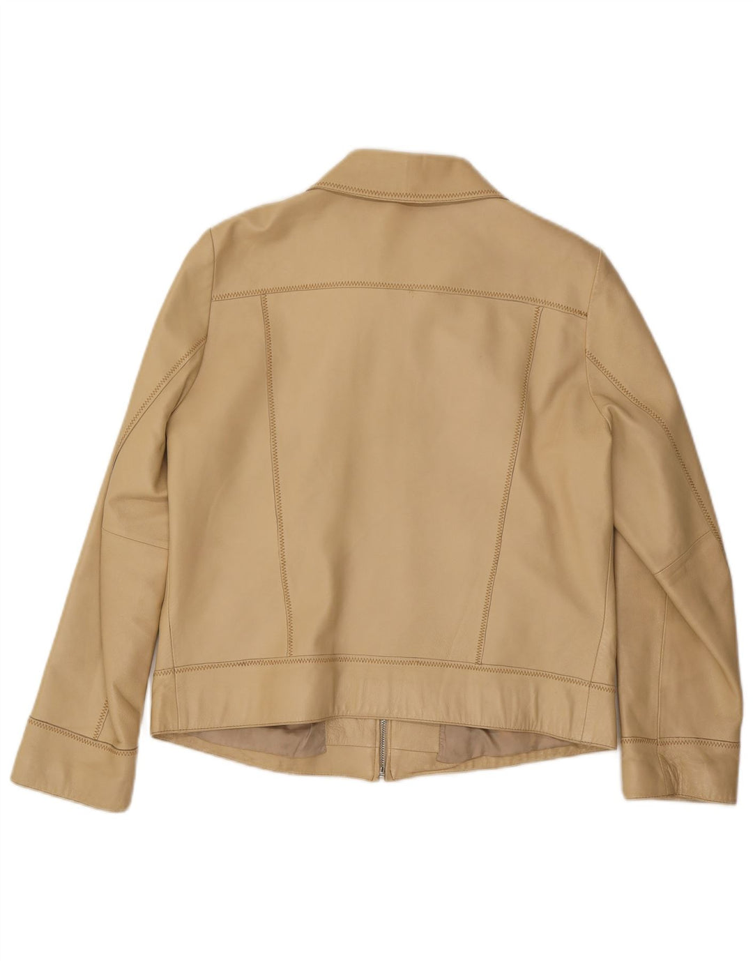 Conbipel Damen Lederjacke IT 48 XL Beige Leder