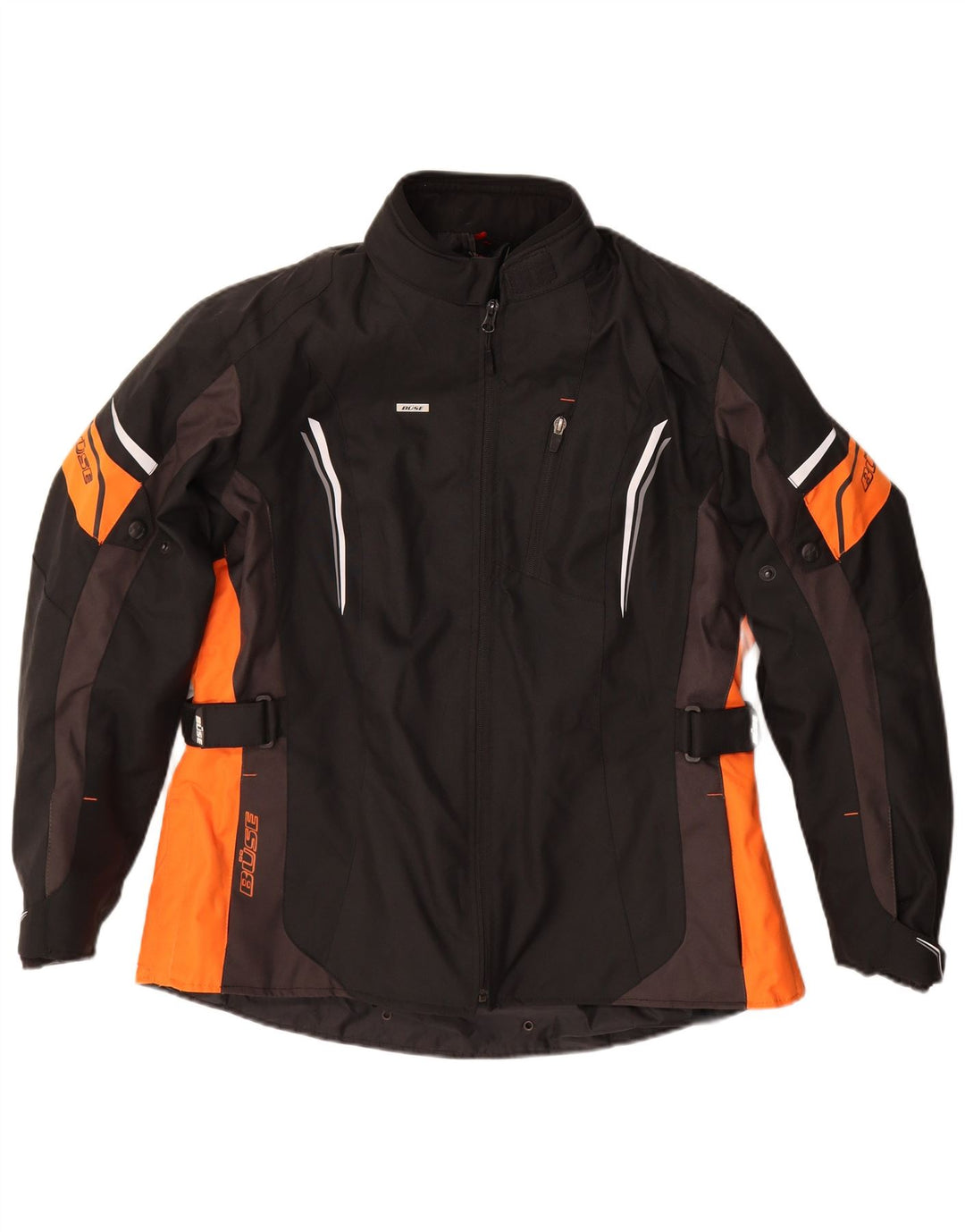 Buse Herren Graphic Racer Jacke Größe 44 Large Schwarz Colourblock