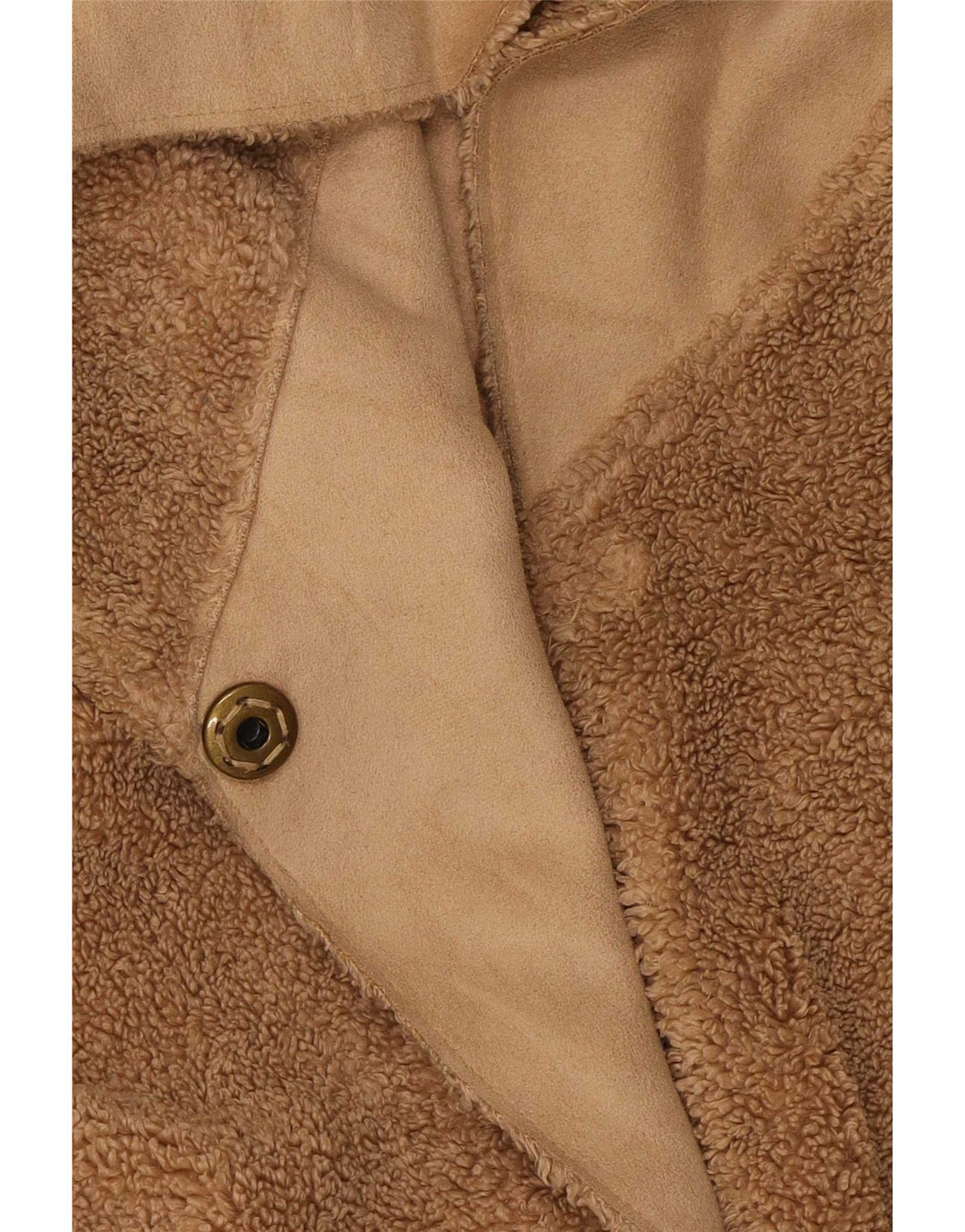 Marks & Spencer Teddybär-Mantel für Damen, UK 14, Größe L, braun, Polyester