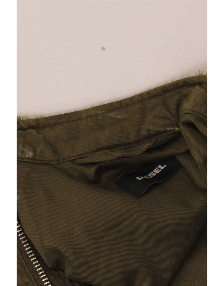 Diesel Herren Bomberjacke UK 36 Small Khaki