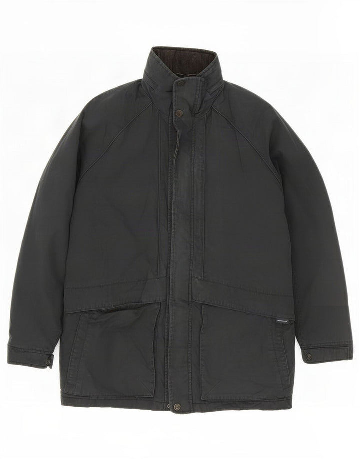 Marks & Spencer Herren Blue Harbour Utility-Jacke mit Kapuze, UK 38, Mittelschwarz
