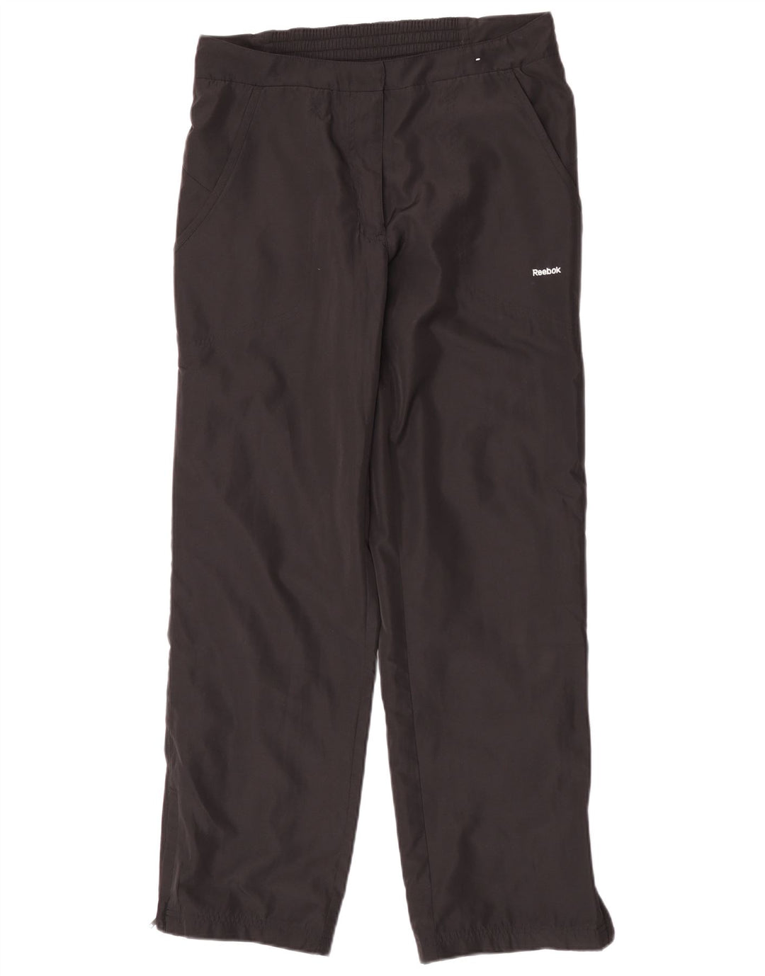Reebok Damen-Trainingshose UK 12 Mittelschwarzes Polyester