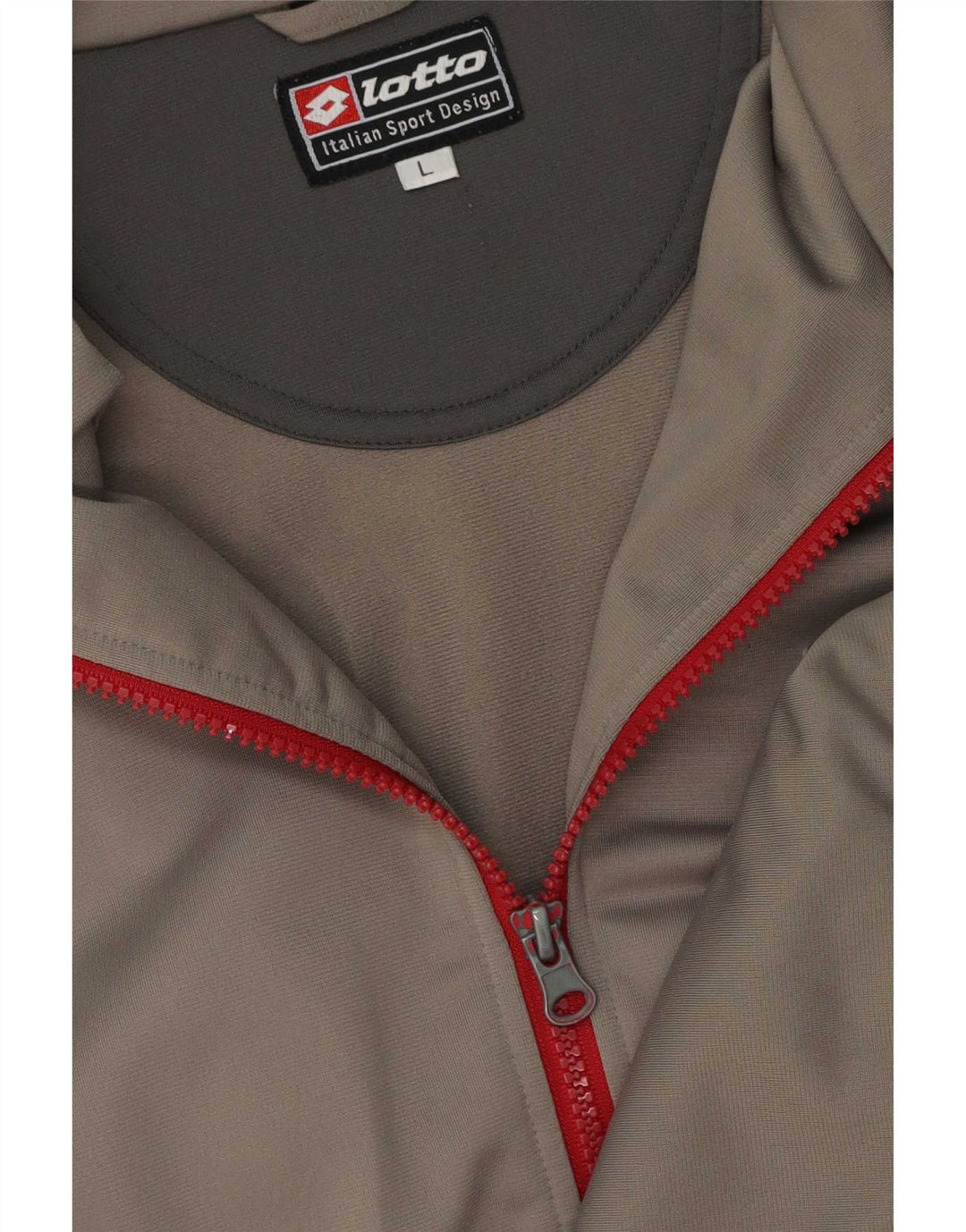 Lotto Herren-Trainingsanzug, Top-Jacke, groß, Grau