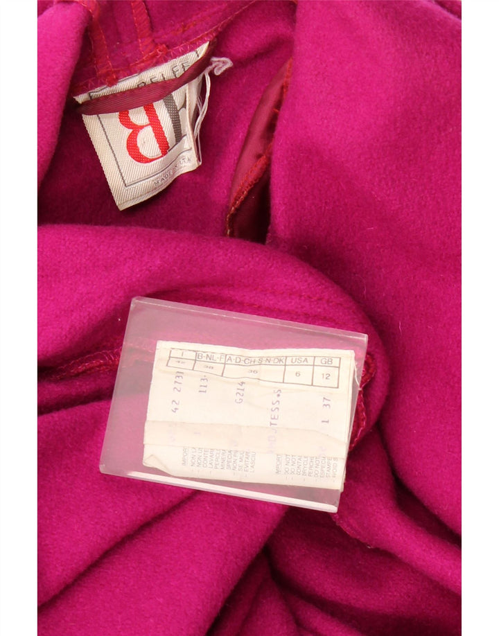 BELFE Damenmantel UK 12 Mittelrosa Wolle