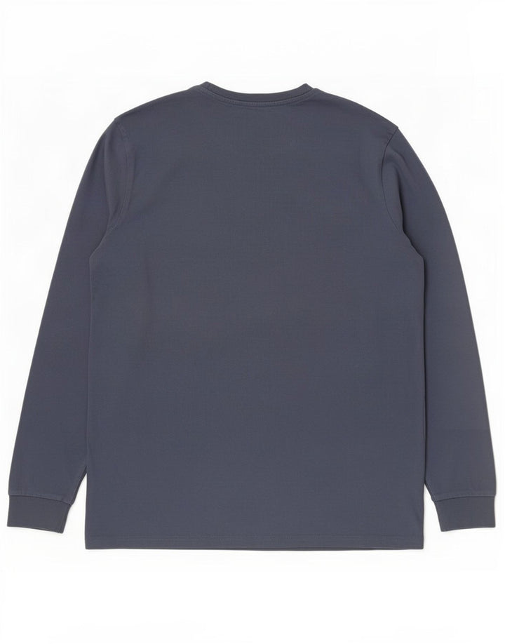 Marks & Spencer Herren Top Langarm 2XL Blau Baumwolle