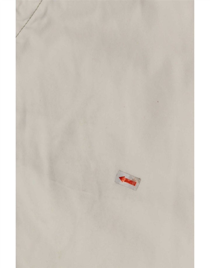 Murphy & Nye Herren-Chinoshorts, Größe L, W34, weiße Baumwolle