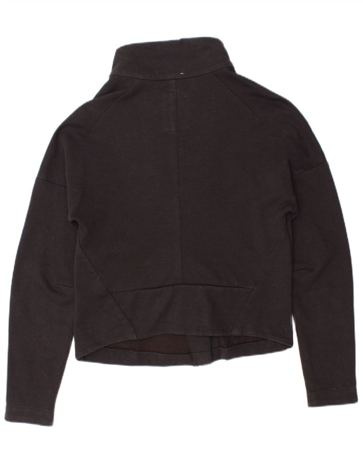 Adidas Damen Trainingsanzug Top Jacke UK 8/10 Small Schwarz