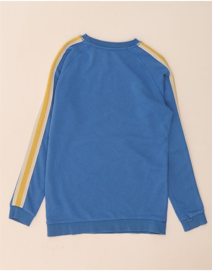Marks & Spencer Jungen-Sweatshirt, Pullover, 13–14 Jahre, blaue Farbblock-Baumwolle