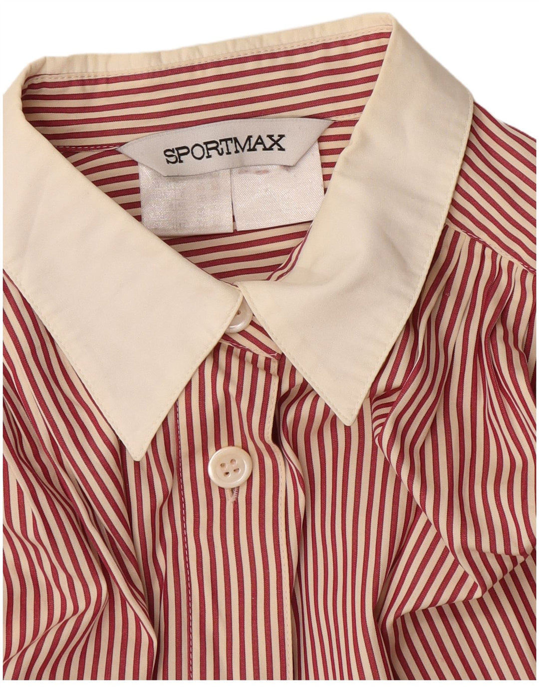 Sportmax Damen-Oversize-Hemd UK 12 Mittelrot geblümt