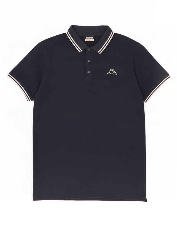 Kappa Herren Poloshirt 2XL Marineblau Baumwolle
