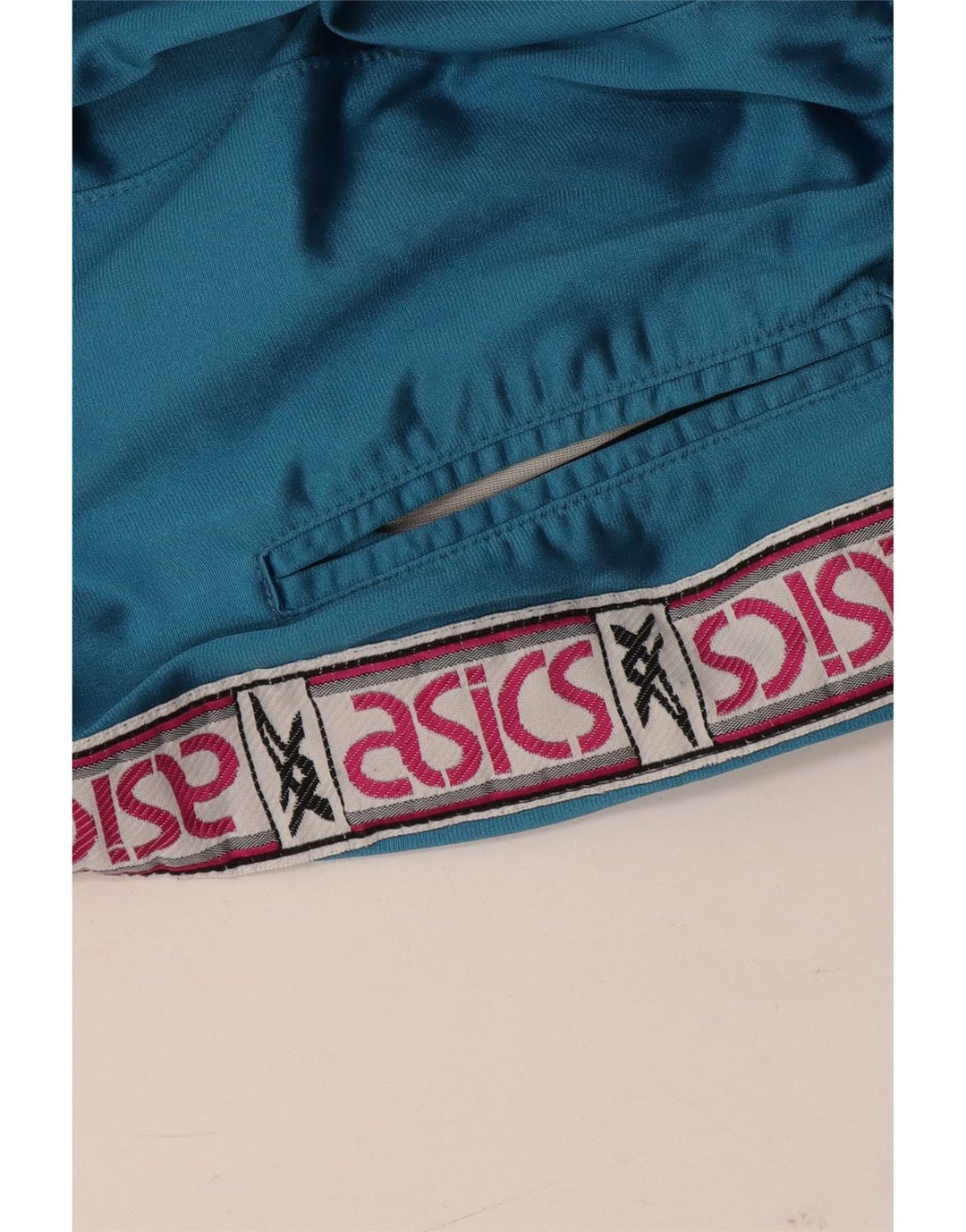 Asics Herren-Trainingshose mit Grafik, Größe L, Blau