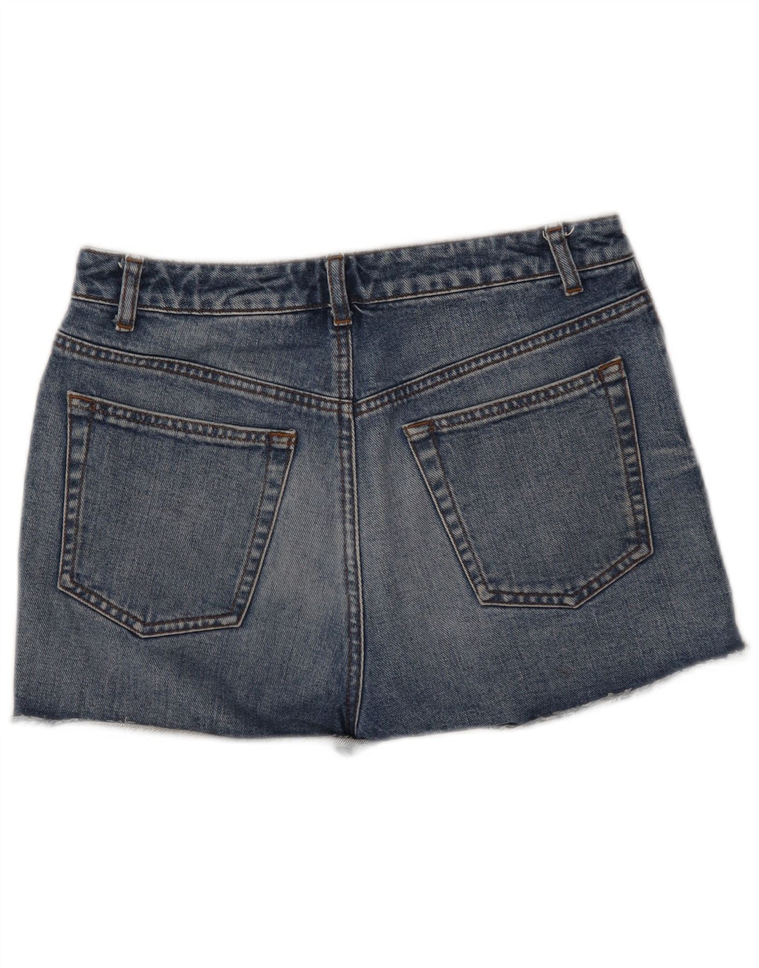 TOPSHOP Damen Jeansshorts UK 12 Medium W30 Blaue Baumwolle