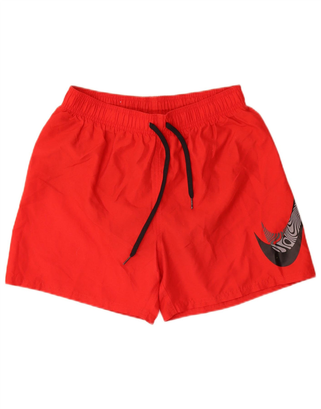 Nike Herren-Badeshorts mit Grafik, mittelrotes Polyester